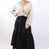 Among The Brave Wholesome String Chunky Blousen Sleeve Cropped Cardigan Knitwear