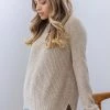 Maxted Bell Crew Drift Wood Super Soft Pullover Knitwear