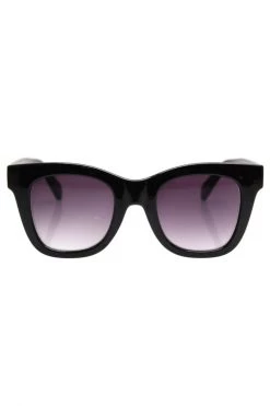 Reality Eyewear Crush Black Sqaure Oversized Sunglasses