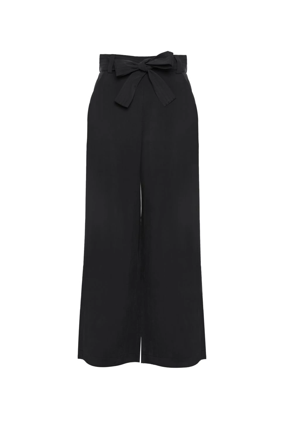 Among The Brave New In City Black Rayon Flat Front Pant