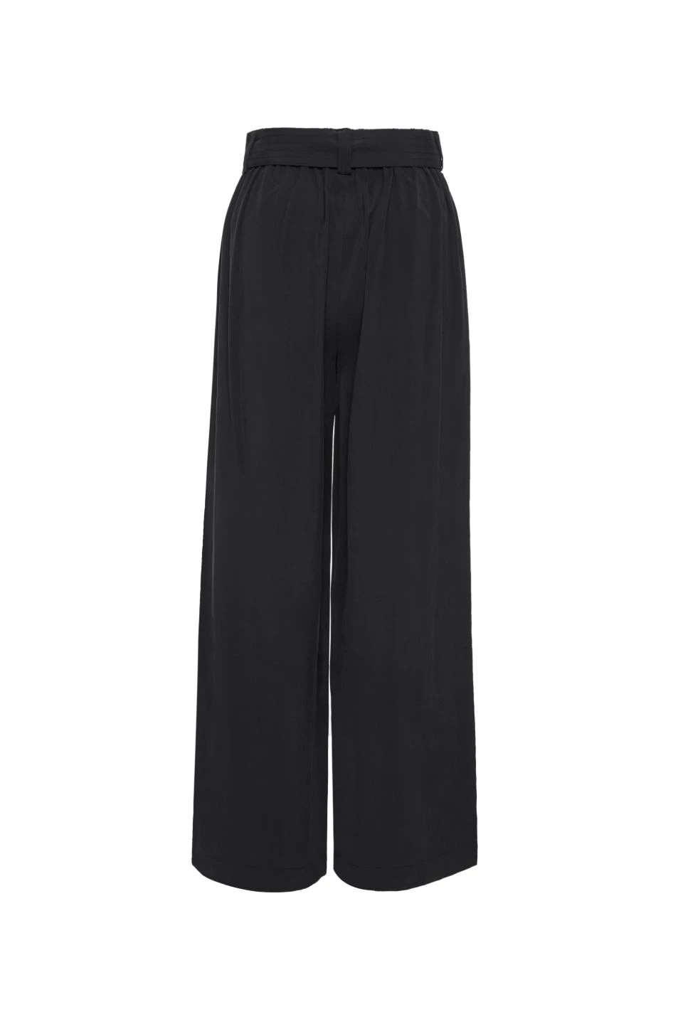 Among The Brave New In City Black Rayon Flat Front Pant