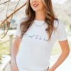Humble + Heart It's Cool To Be Kind White Organic Cotton Tee Tops & Tees
