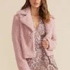 Mink Pink Yelena Dusty Pink LS Jacket New In