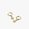 Flo Gives Back 15% To Women In Need Daisy Gold Huggie Hoop Earrings