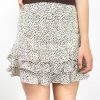 Ivy + Jack Darling Cream Leopard Triple Frill Skirt Skirts