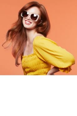 Prive Revaux Dimes Dozen Square Oversized Rose Sunglasses Eyewear