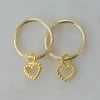 Sophie Dotty Love Sleeper Earrings Gold