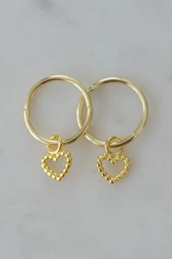 Sophie Dotty Love Sleeper Earrings Gold