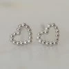 Sophie Dotty Love Stud Earrings Silver
