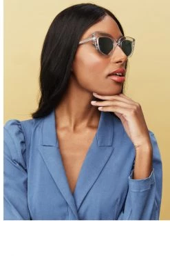 Prive Revaux Double Take Cat Eye Crystal Sunglasses