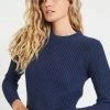 Rollas Sailor Indigo Knit Sweater