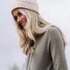 Humidity Lifestyle New In Keely Stone Rib Beanie