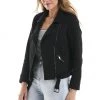 Betty Basics Jackets & Coats Esther Black Biker Jacket