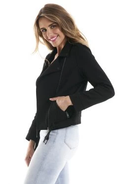 Betty Basics Jackets & Coats Esther Black Biker Jacket