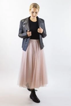 Federation New In Knew Patch Detail Black Leather Jacket