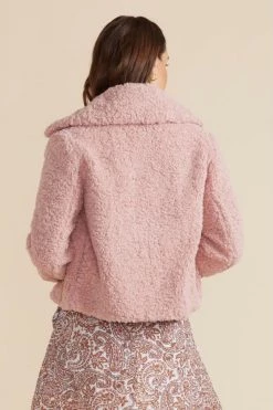 Mink Pink Yelena Dusty Pink LS Jacket New In