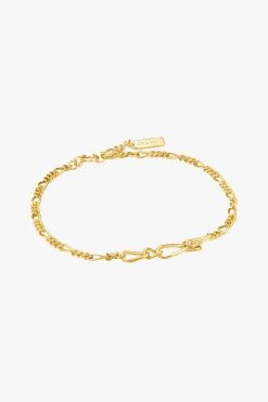 Ania Haie Jewellery Chain Reaction Fine Gold Chain Bracelet
