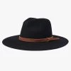 Brixton Hats & Beanies Field Proper Black Felt Hat