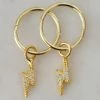 Sophie Flashy Sleeper Earrings Gold Jewellery
