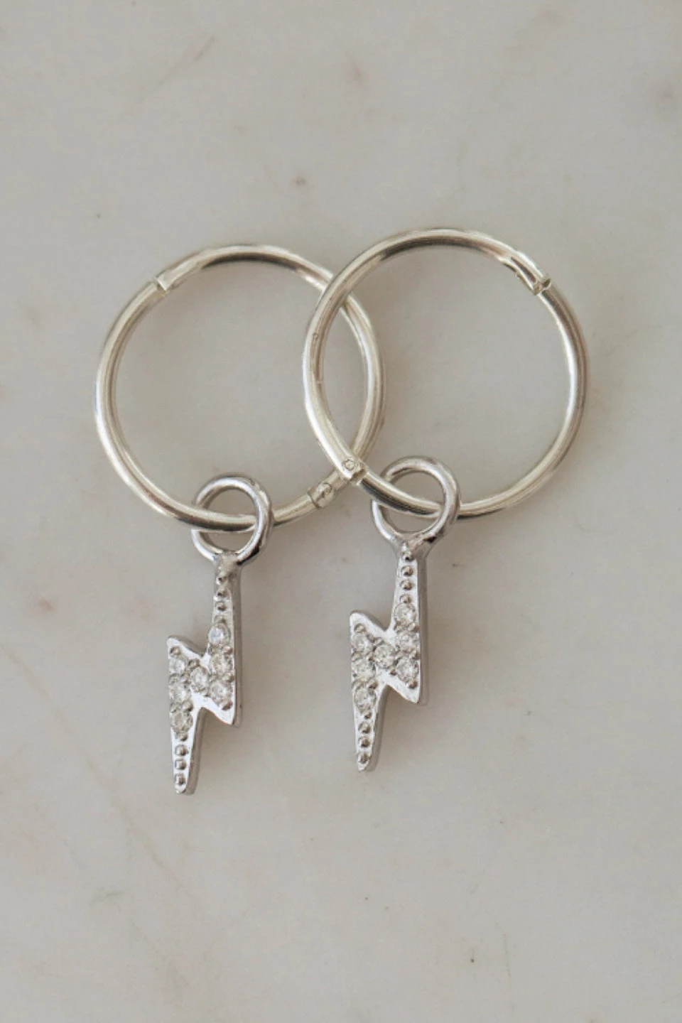 Sophie Flashy Sleeper Earrings Silver Jewellery