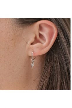 Sophie Flashy Sleeper Earrings Silver Jewellery