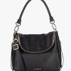 SABEN Bags Frankie Fold Over Black Shoulder Bag Support Local