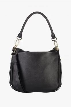 SABEN Bags Frankie Fold Over Black Shoulder Bag Support Local