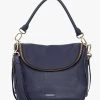 SABEN Bags Support Local Frankie Fold Over Navy Shoulder Bag