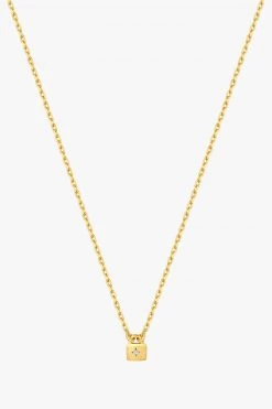 Ania Haie Jewellery Under Lock + Key Fine Padlock Gold Necklace