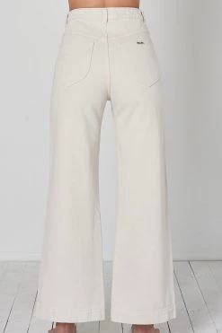 Rollas Sailor Front Pocket Wide Leg Salt Denim Jeans