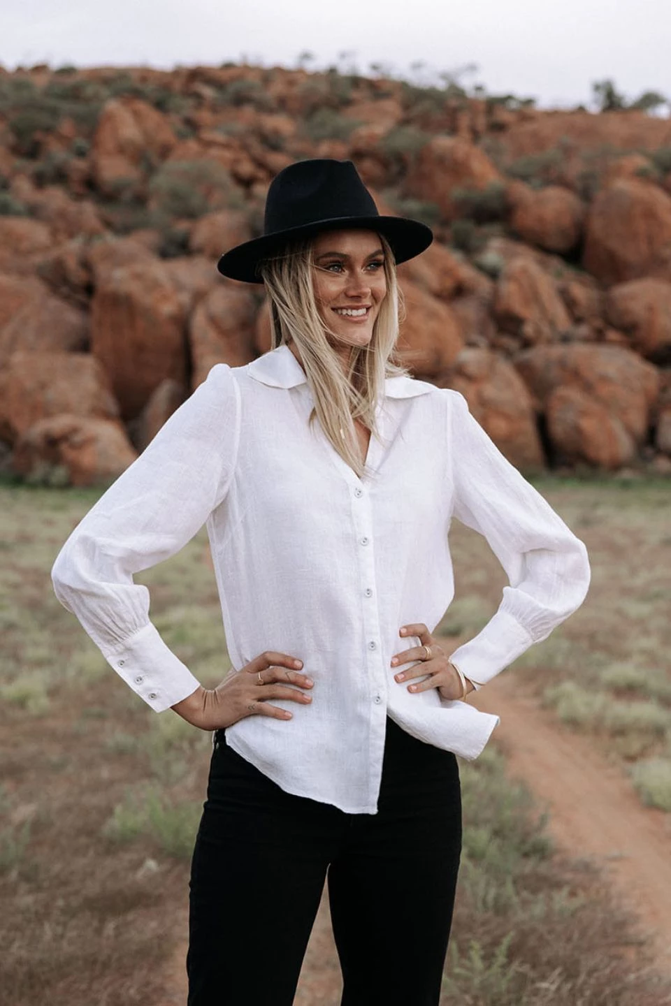 Humidity Lifestyle Billie Black Fedora Hat New In