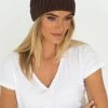 Humidity Lifestyle New In Keely Chocolate Rib Beanie