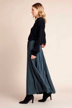 Gysette Harlow Black Chenille Knit Jumper Knitwear