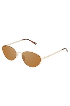 Prive Revaux Heat Up Small Gold With Honey Lens Sunglasses Eyewear