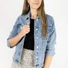 Among The Brave Charlie Mid Blue Denim Jacket Jackets & Coats