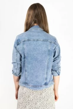 Among The Brave Charlie Mid Blue Denim Jacket Jackets & Coats