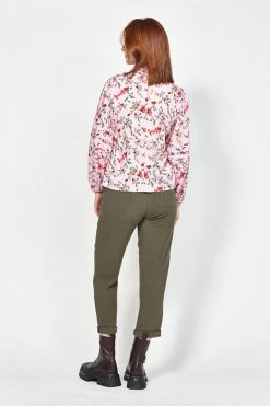 Ketz-Ke Conception Pink Floral Lace Top New In