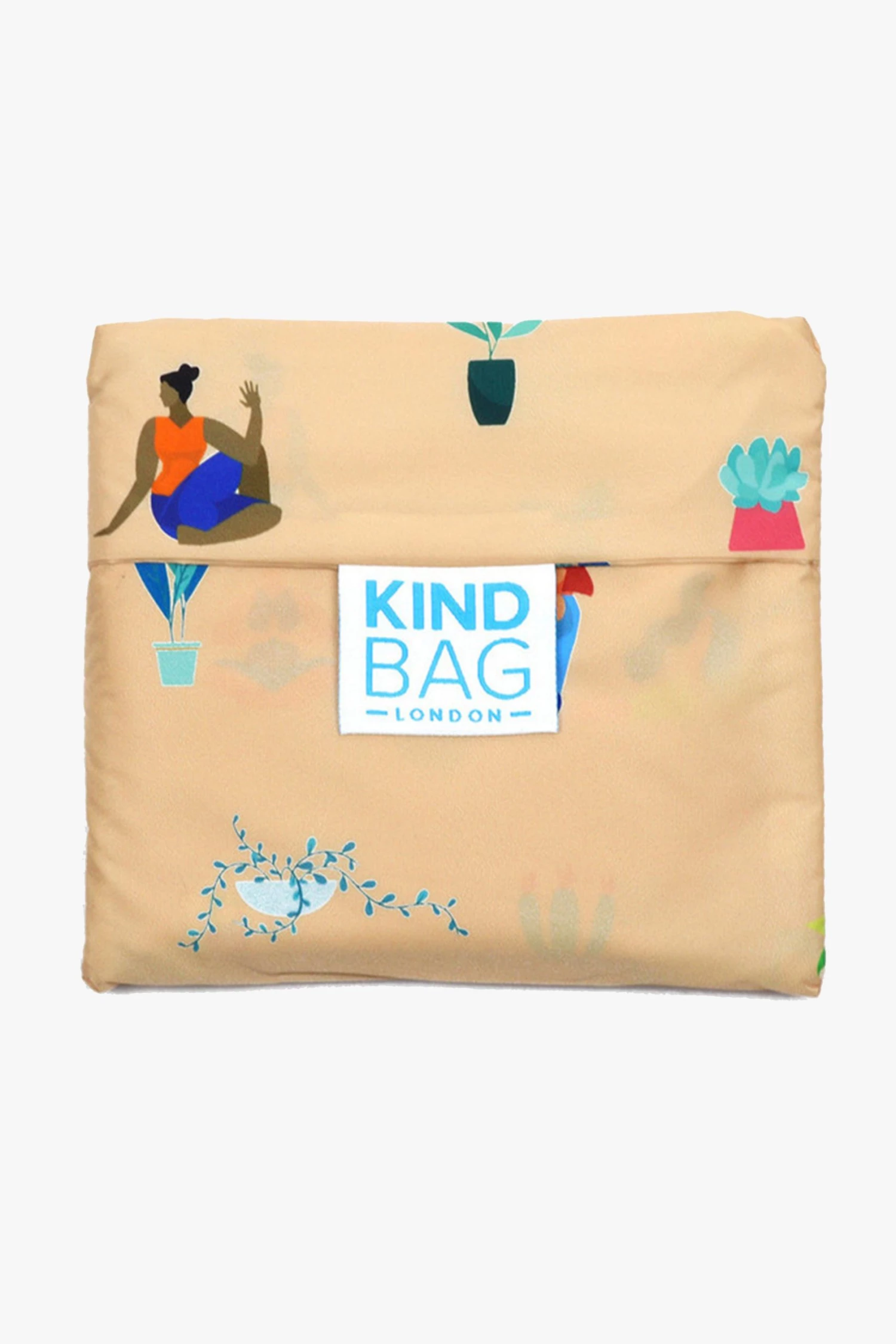 Kind Bag Reusable Medium Peach Yoga Girls Bags & Wallets