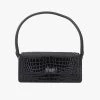 Stolen Limo Black Croc Rectangle Top Handle 90's Bag Event-wear Edit
