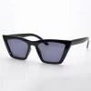 Reality Eyewear Eyewear Lizzette Black Frame With Smoke Lens Sunglasses