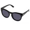 Le Specs Jealous Games Cat Eye Oversized Black Smoke Polarised Lens Sunglasses Eyewear