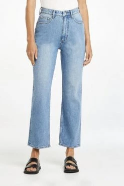 Lee Denim Hourglass Virtue Blue High Straight Denim Jean