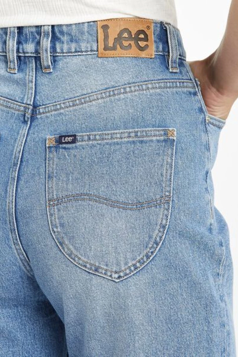 Lee Denim Hourglass Virtue Blue High Straight Denim Jean