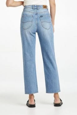 Lee Denim Hourglass Virtue Blue High Straight Denim Jean