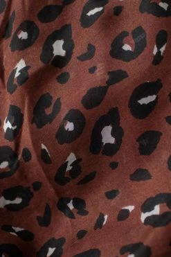 Sophie Leopard Scarf Mini Rosewood Belts & Scarves