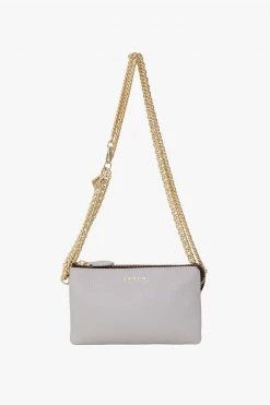 SABEN Bags Lily Crossbody Glacier Bag With Chain The Edit