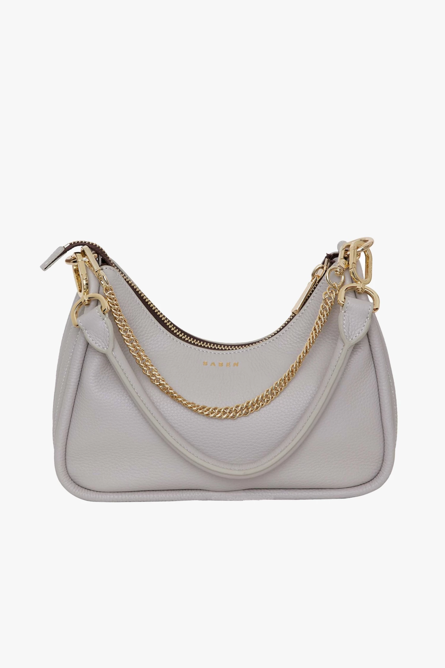 SABEN Bags Support Local Odette Glacier Shoulder Bag With Gold Chain Detail