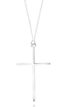 Lindi Kingi Deluxe Nirvana Silver Cross Pendant