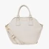SABEN Bags Get The Look Liv Alabaster Croc Leather Handbag