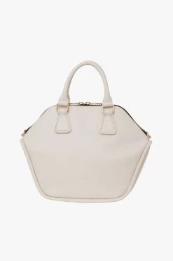 SABEN Bags Get The Look Liv Alabaster Croc Leather Handbag